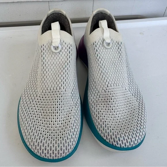 Allbirds Tree Dasher Relay Sneakers White Blue Purple size 9 - Picture 2 of 11